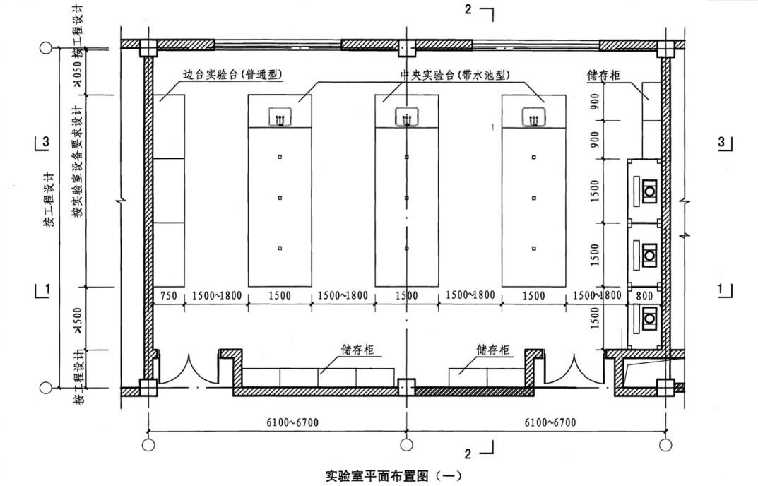實驗室通風(fēng)系統(tǒng)工程平面設(shè)計圖